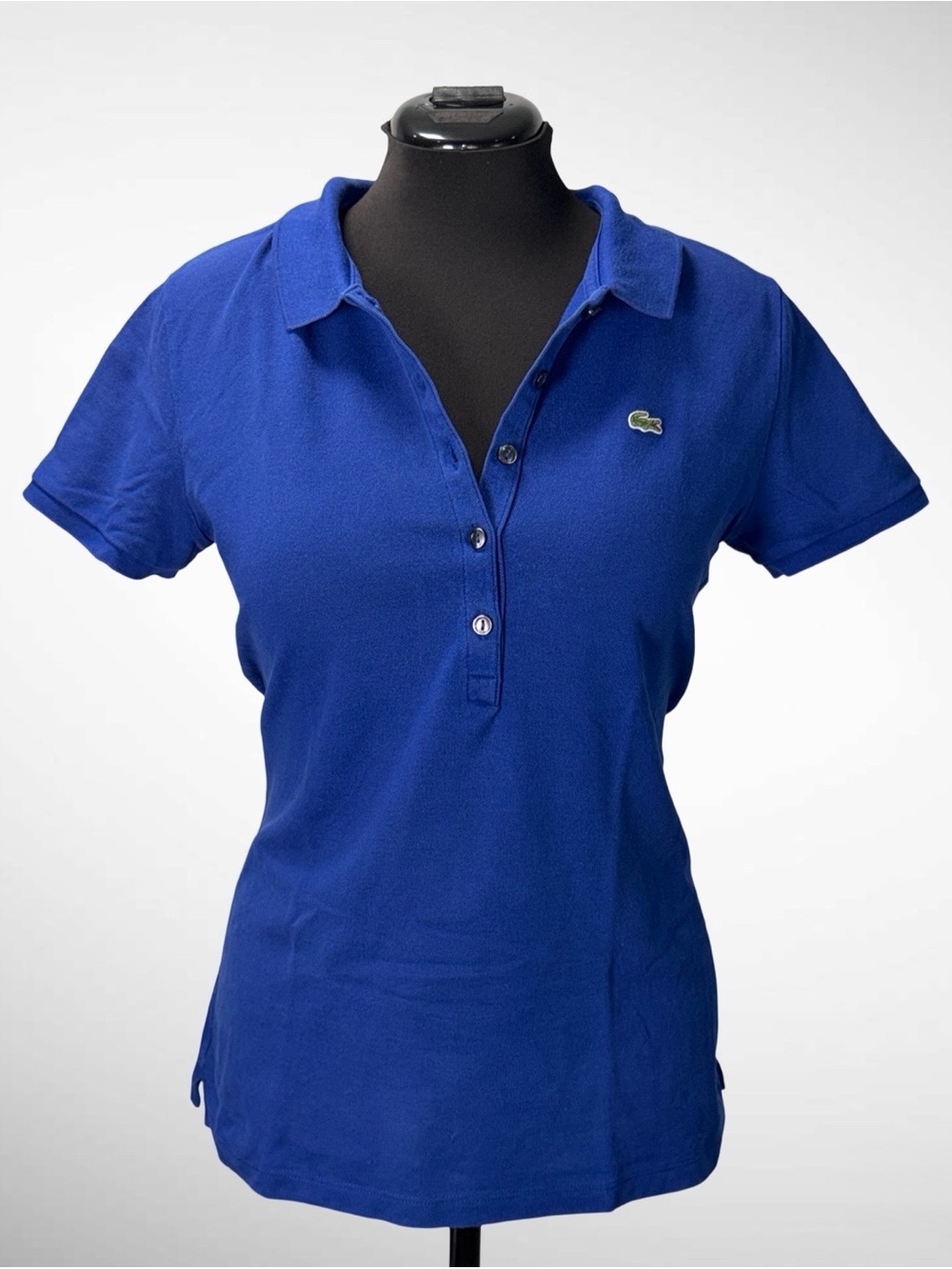 Women’s Royal Blue Lacoste Slim Fit Polo Size 42